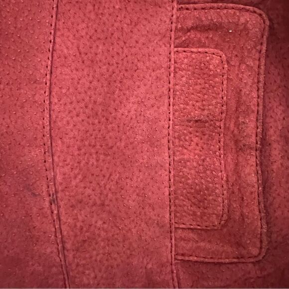 Ashley Stewart Vintage Red Genuine Suede Short Jacket, Size 3X - Picture 13 of 13